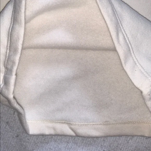 Auden Cream Fleece sweatpants size XL wide leg new without tags - Picture 5 of 6